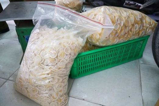 OVER 300,000 USED CONDOMS REPACKAGED TO BE SOLD TO THE PUBLIC (PHOTOS)