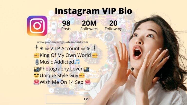Instagram VIP Bio: The Ultimate Guide to Crafting a VIP Bio for Instagram