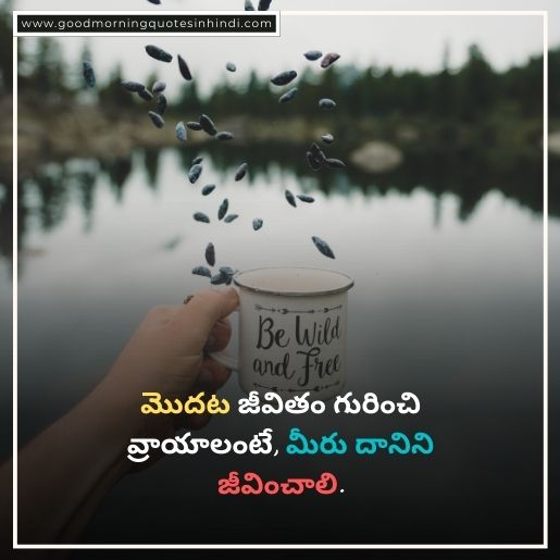 Telugu Quotes in Life