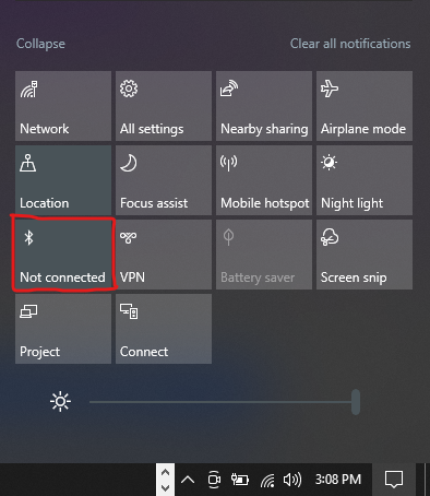 Fix connections to Bluetooth audio devices and wireless displays in windows 10